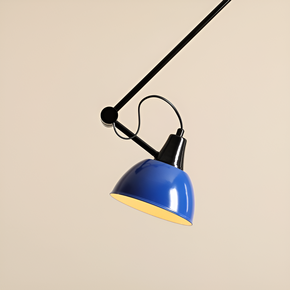 Verstelbare plafondlamp AIDA blauw