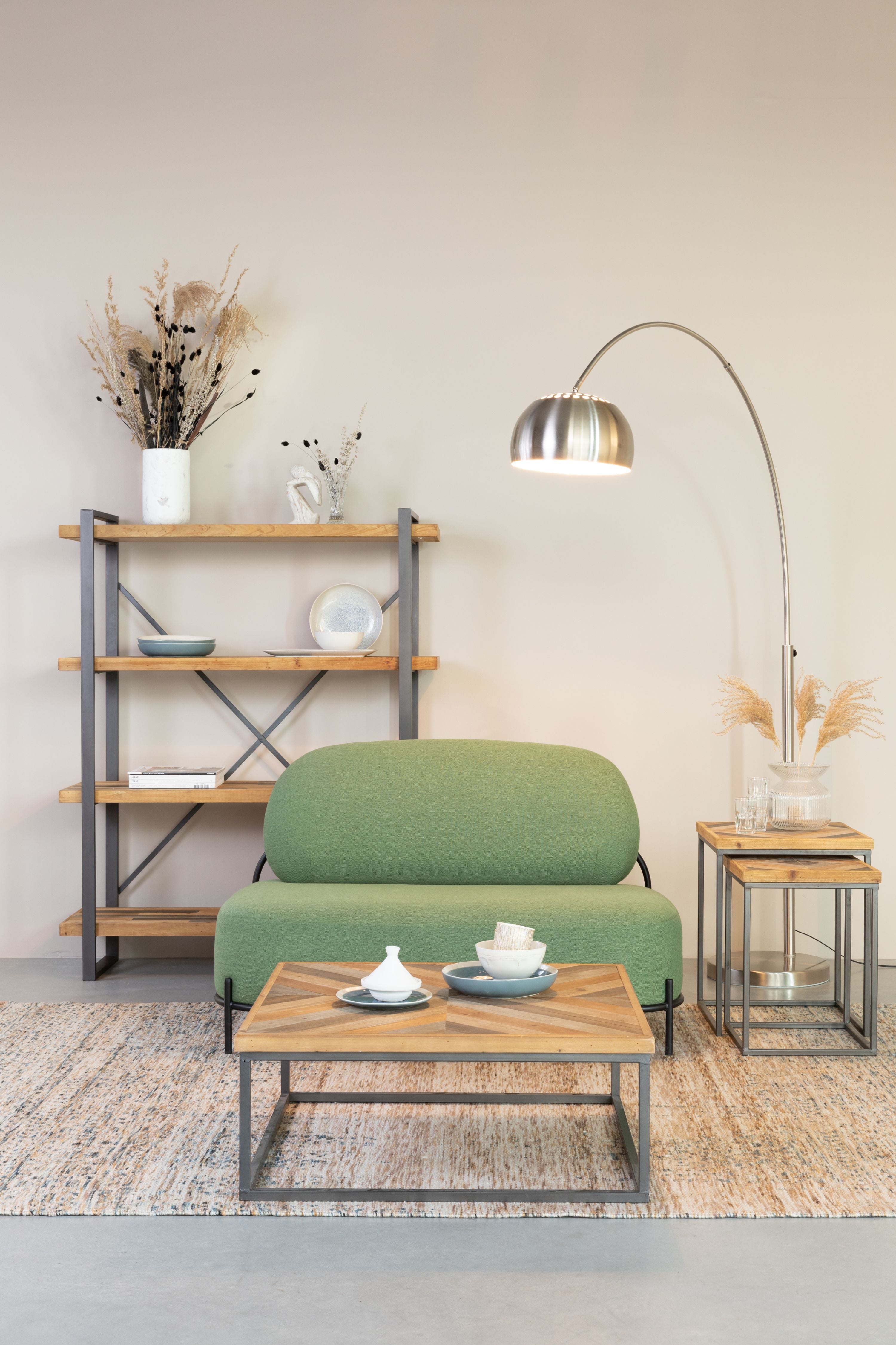 Floor Lamp Metal Bow (New) White Label Living Eye on Design