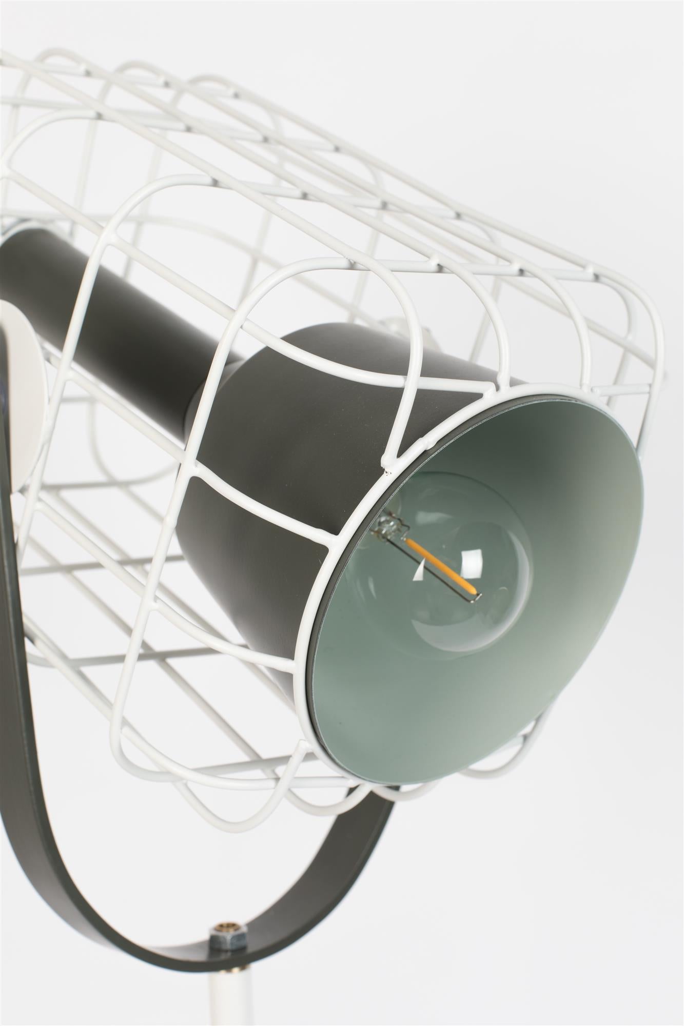 Vloerlamp CAGE wit