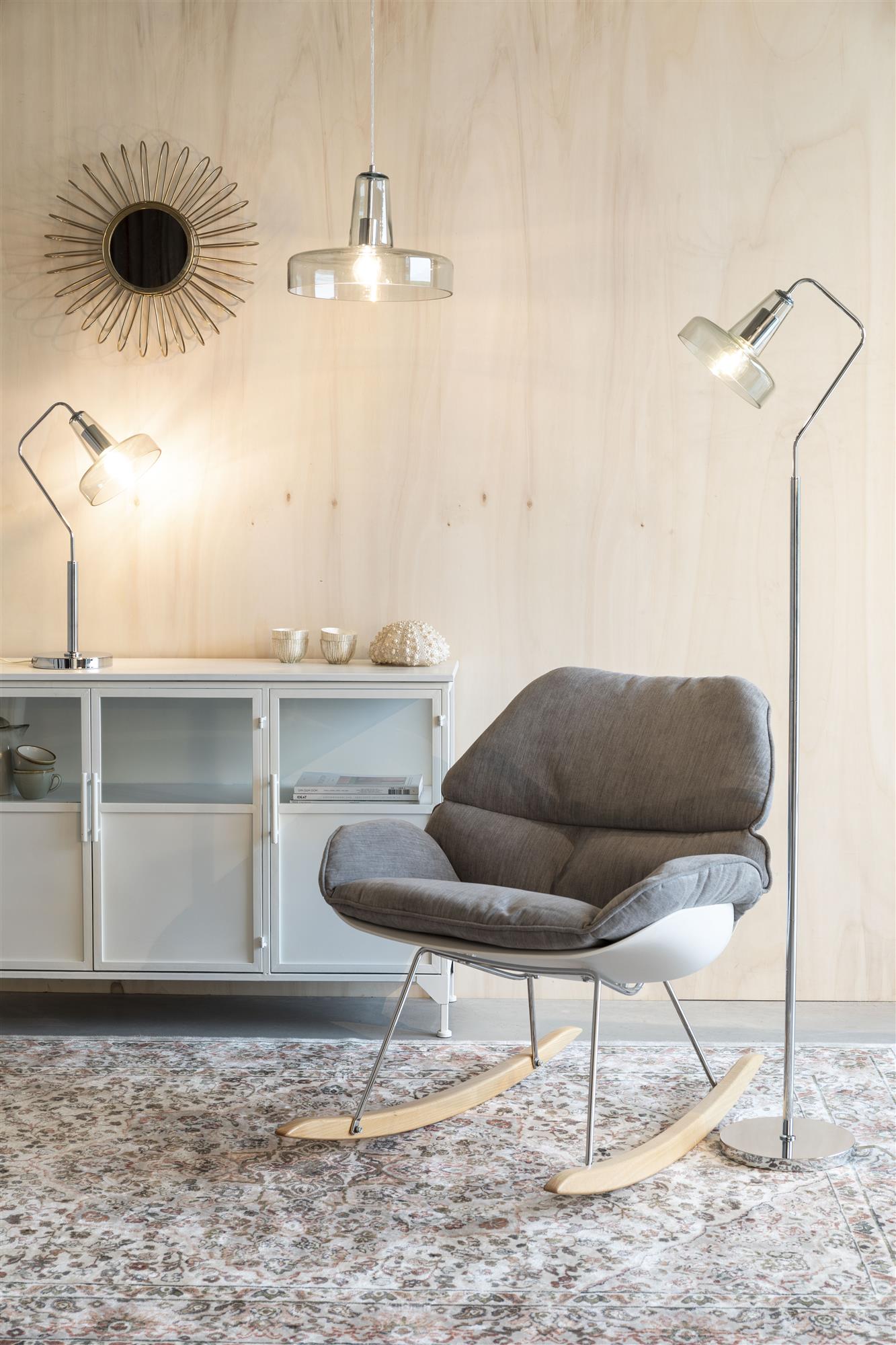 Vloerlamp ANSHIN zilver