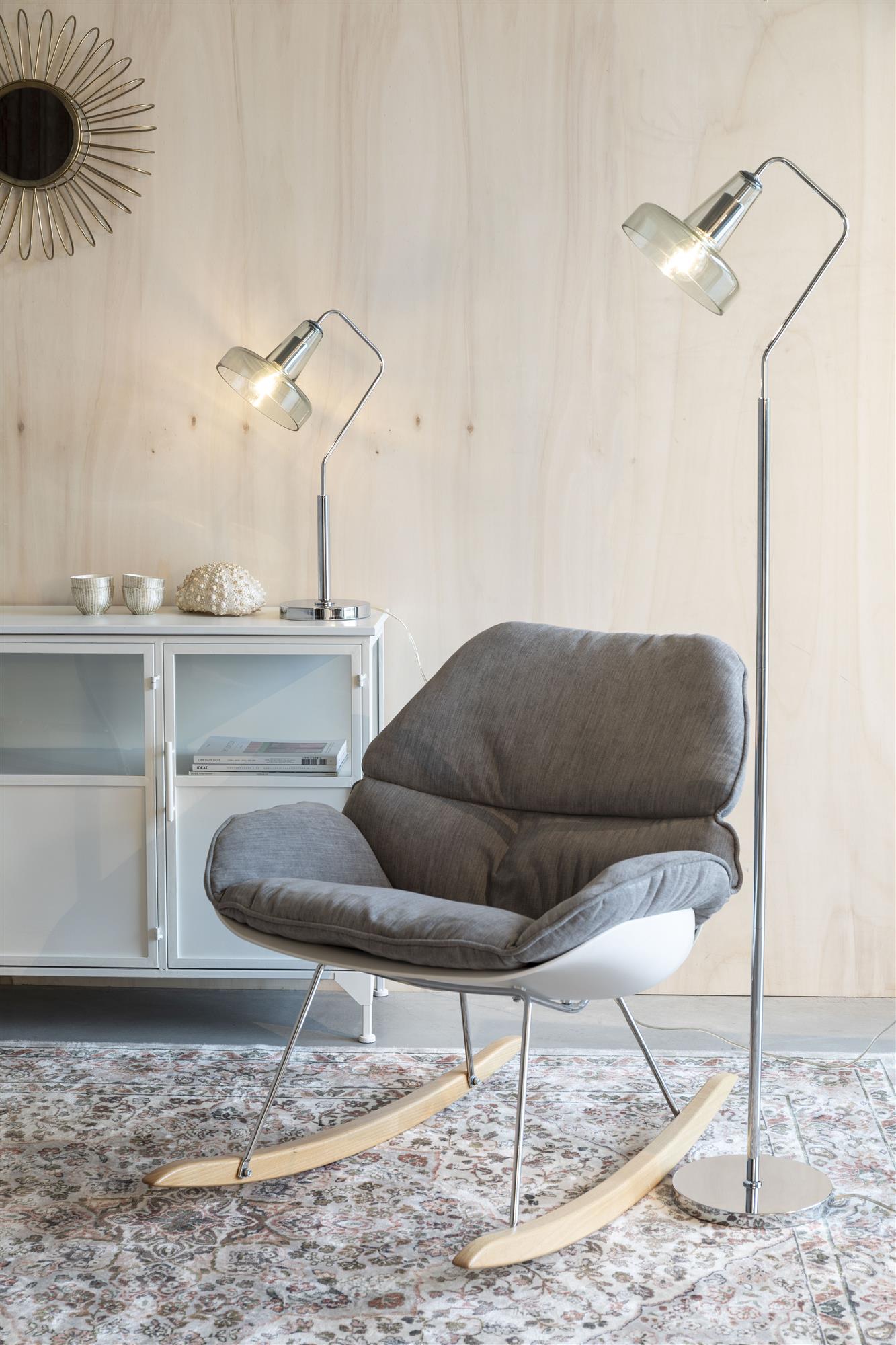 Vloerlamp ANSHIN zilver