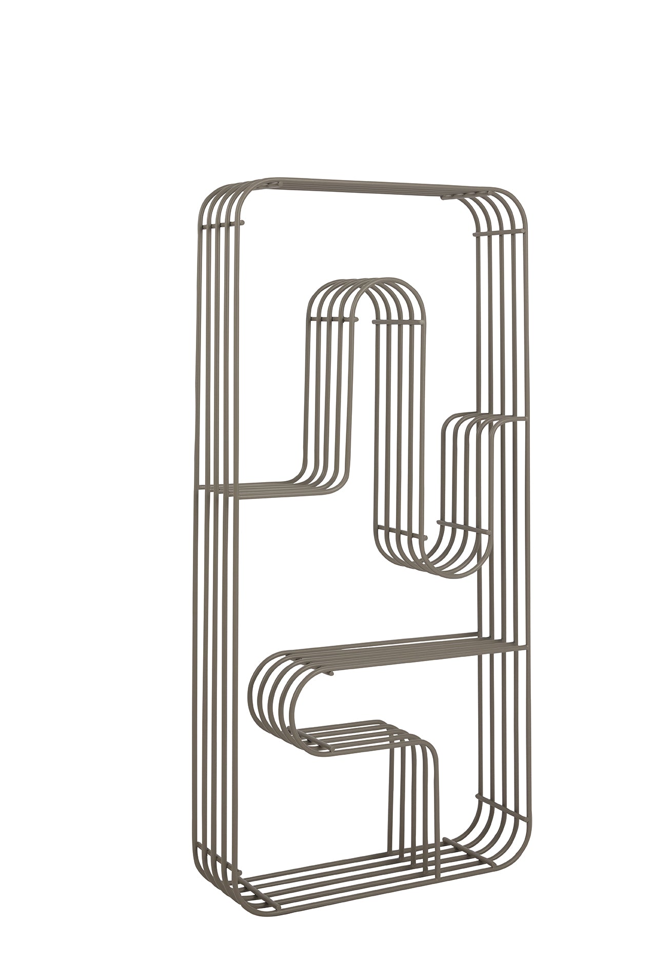 CURVA wall shelf taupe