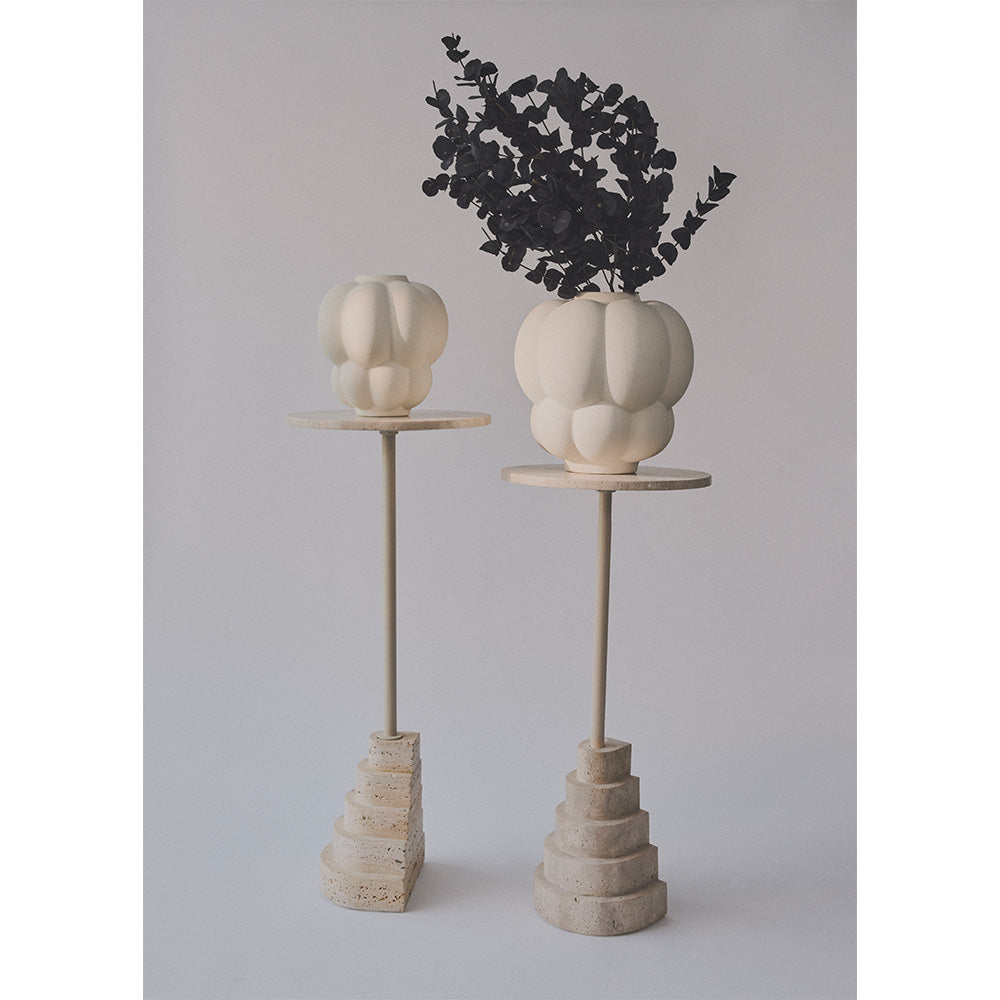 Runder Tisch SOLUM Travertin