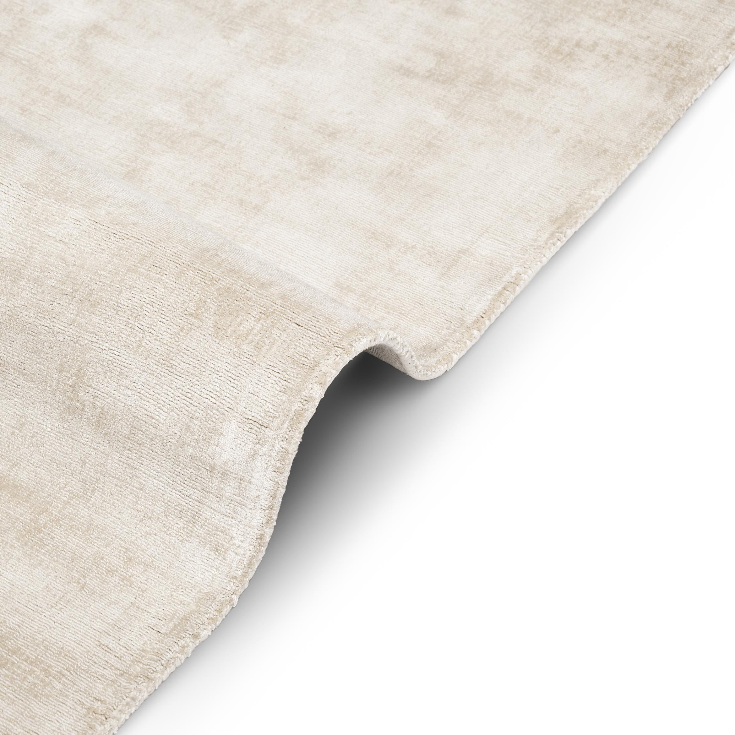 Ronde vloerkleed DESERT crème