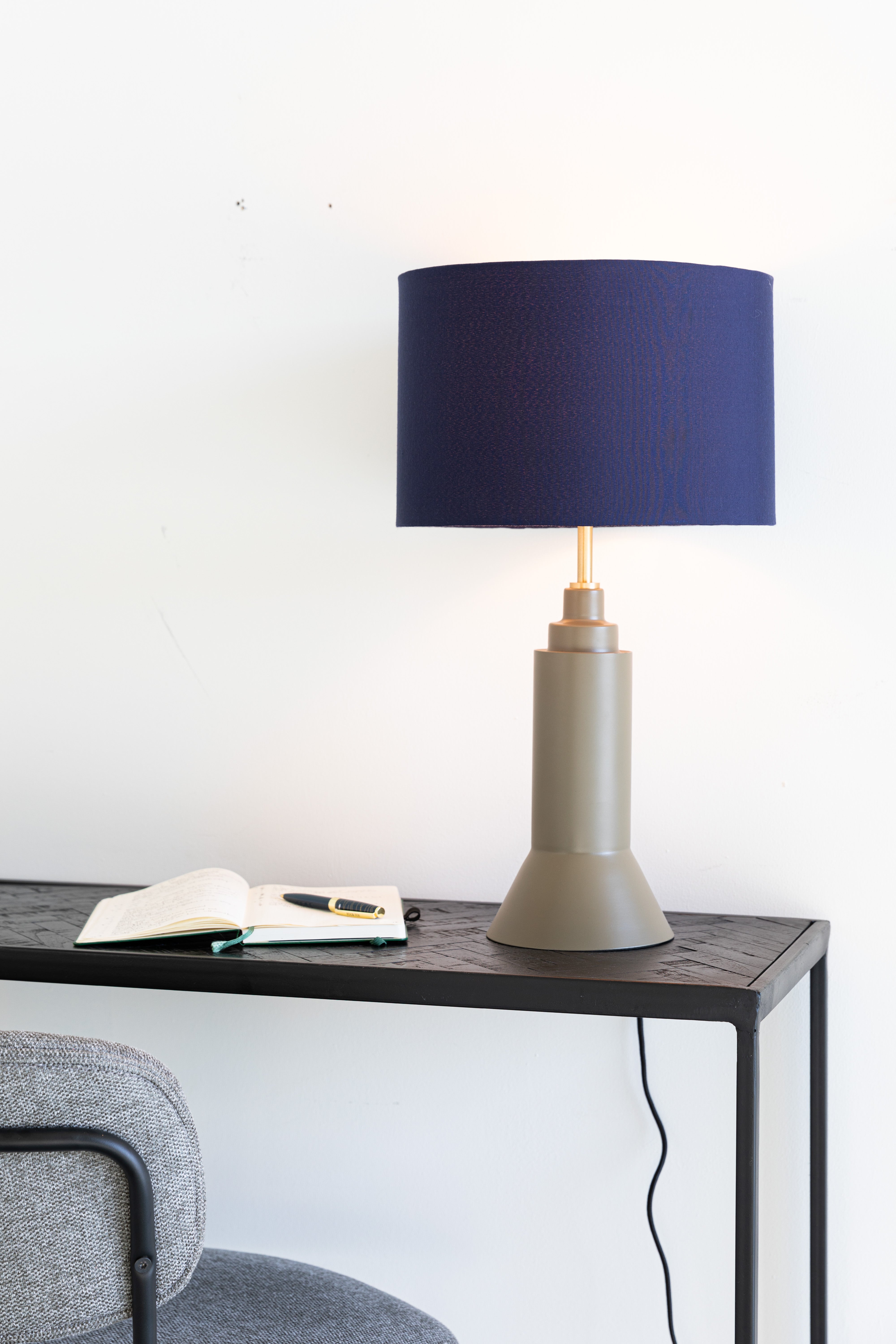 Table Lamp Kaja Dark Blue White Label Living Eye on Design