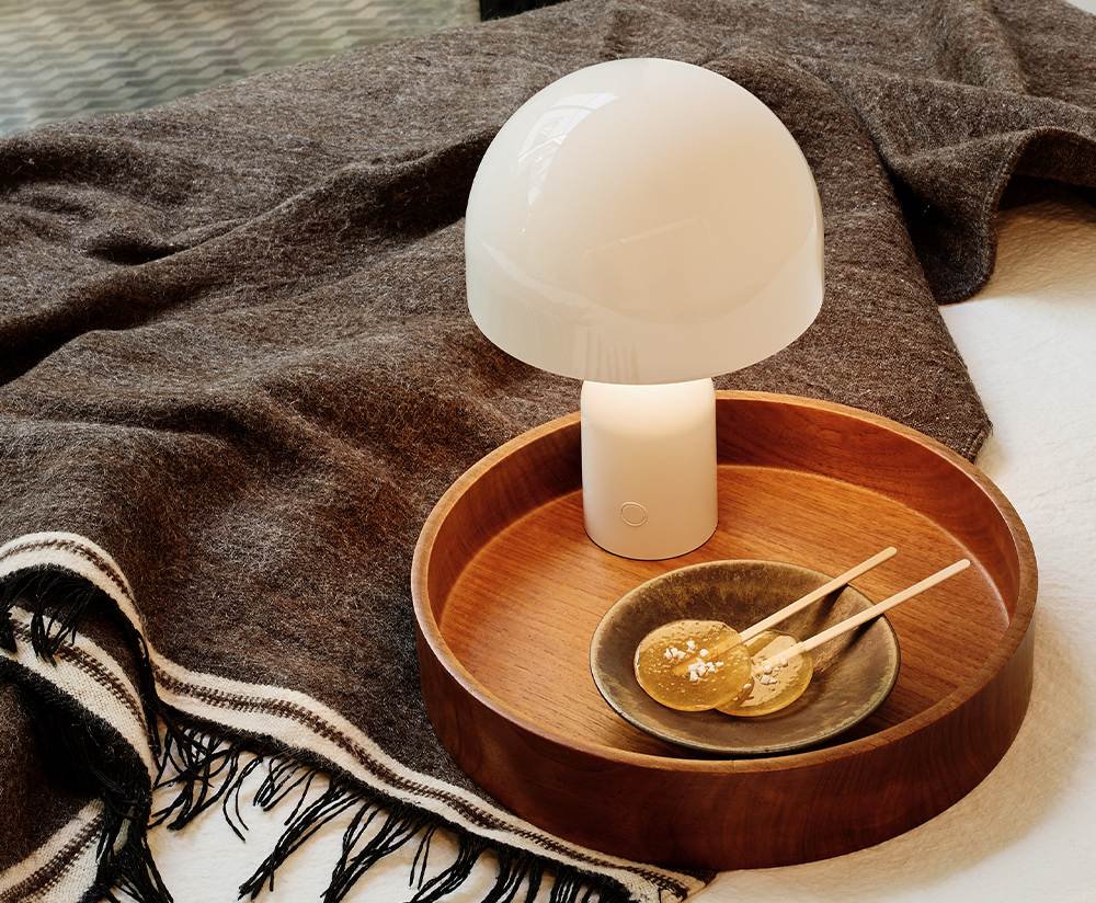 Draagbare lamp BELL wit