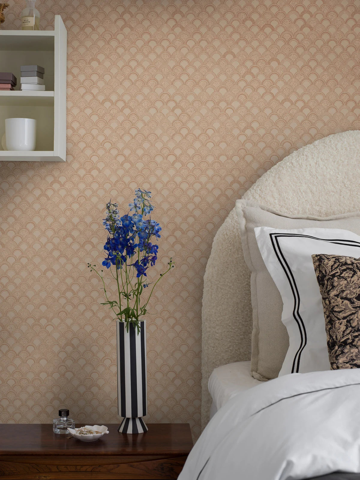 Geometric Arch Pattern Wallpaper BIRGIT Gold