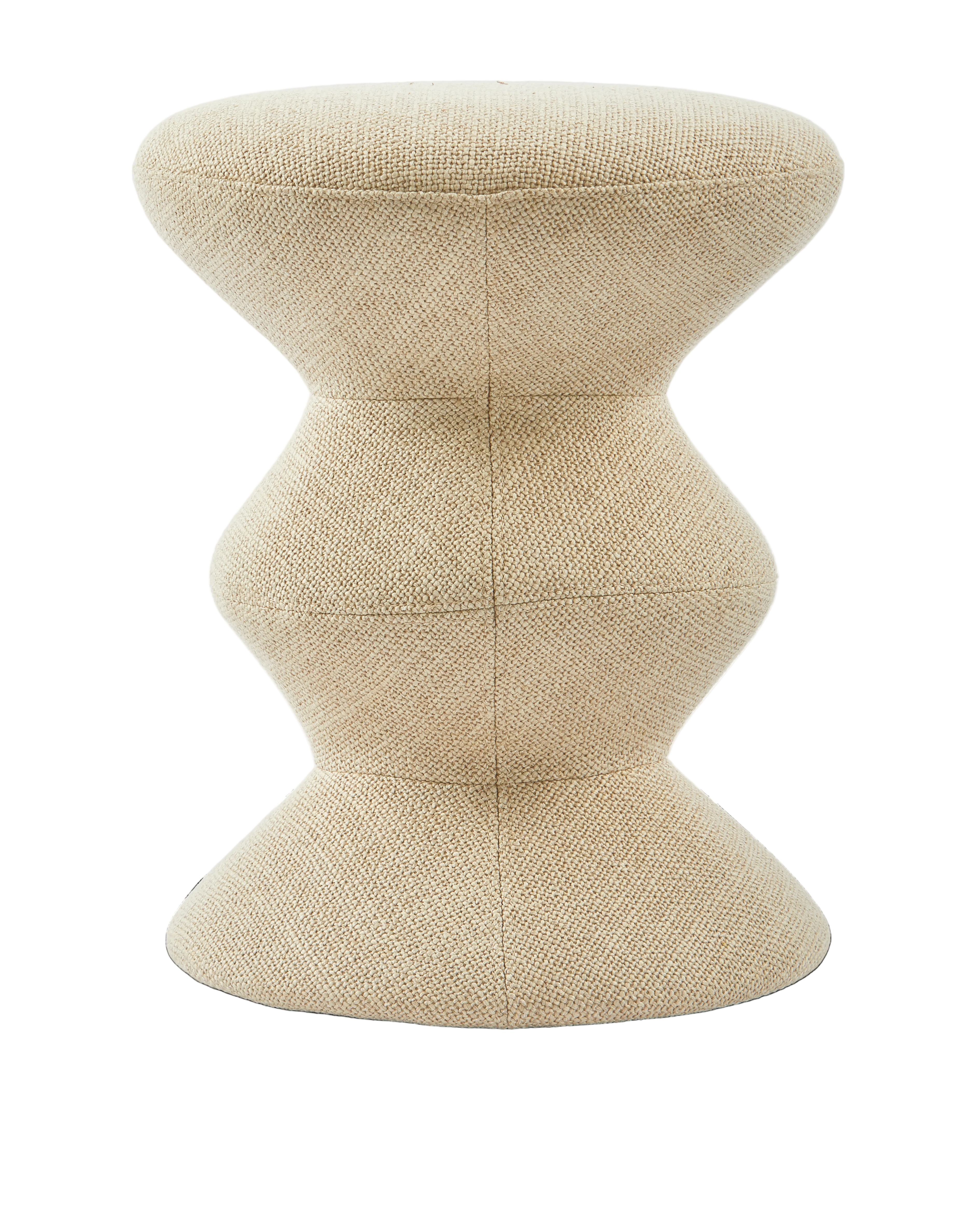 Hocker SOFT ZIG ZAG beige