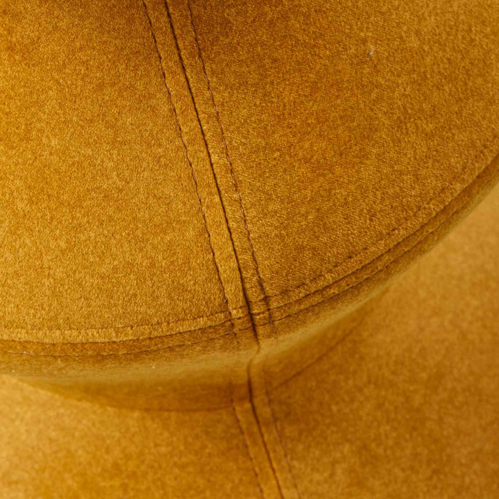 SOFT ZIG ZAG Mustard Stool