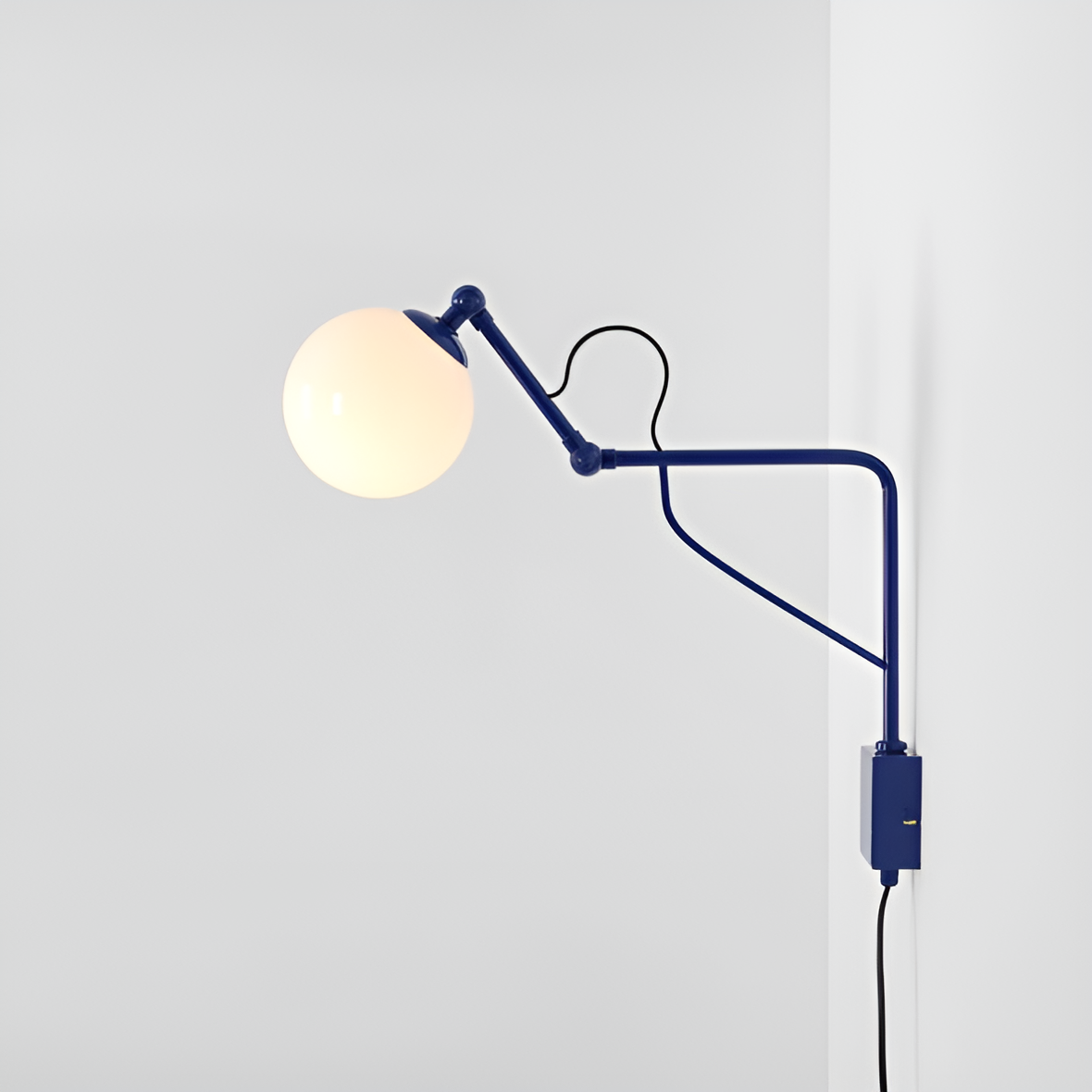 Wandlampe mit verstellbarem Arm SOHO COBALT blau
