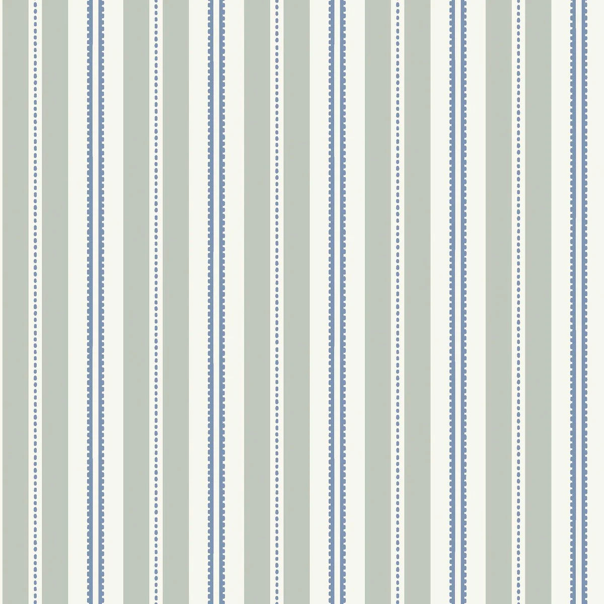 Gestreepte behang HEDDA grijs met wit