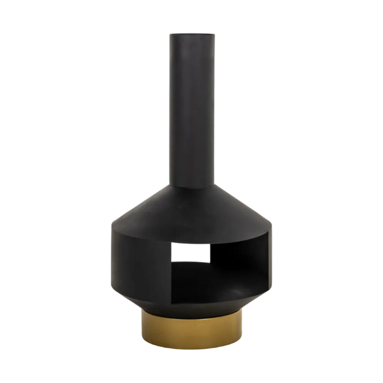 Tuinhaard QUINN zwart met gouden voet