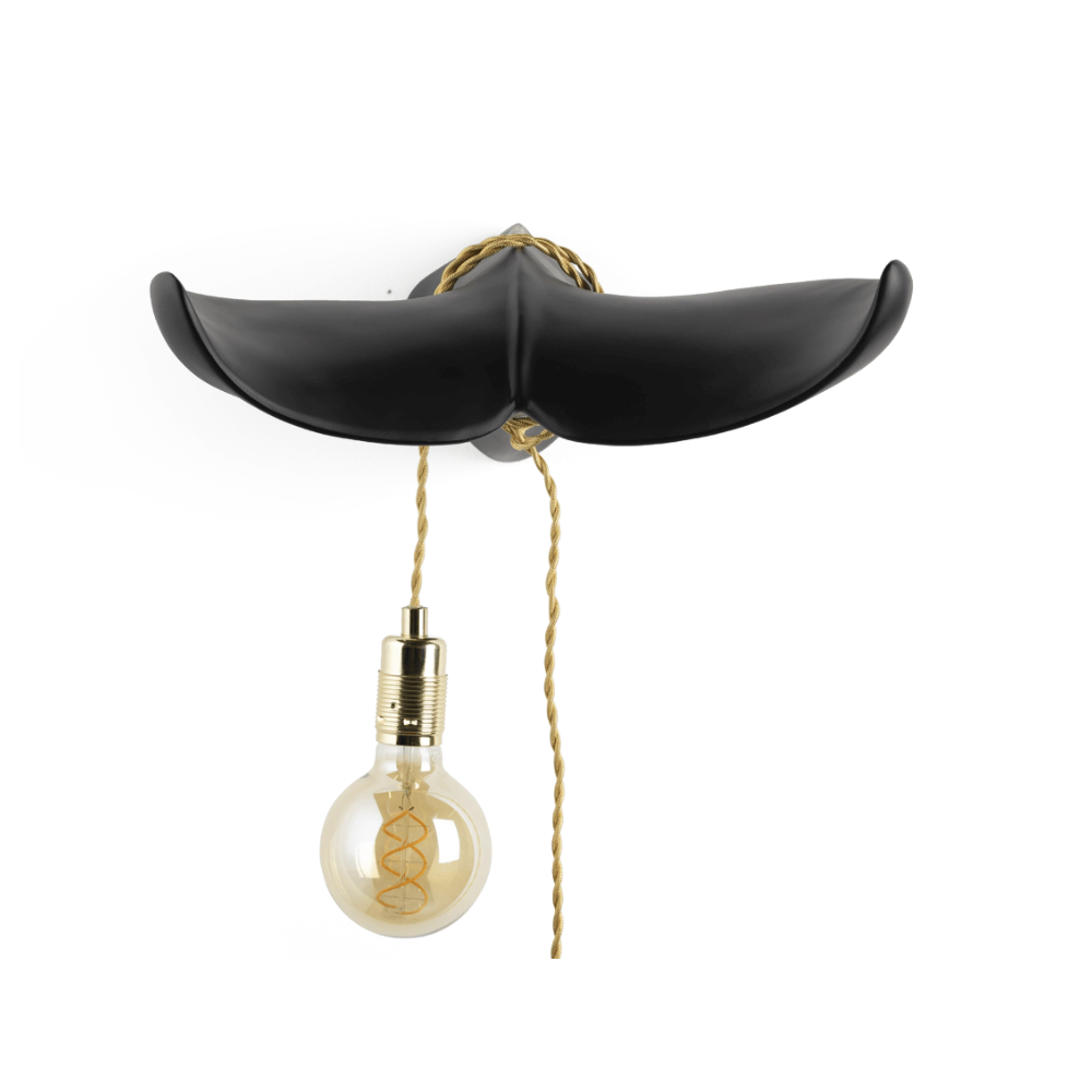 THE TAIL WILL FOLLOW Wandleuchte schwarz