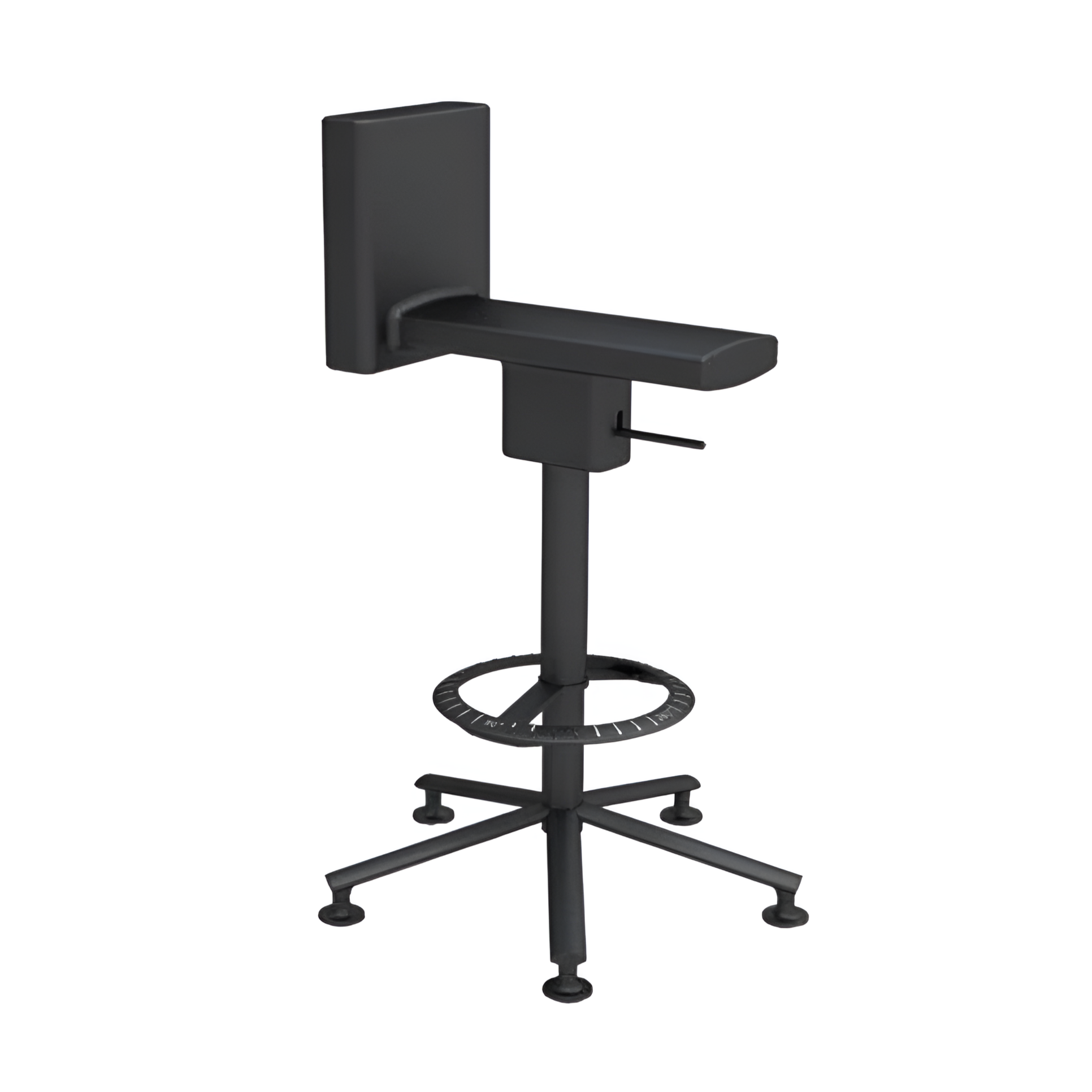 Zwart hoog draaistoel 360°