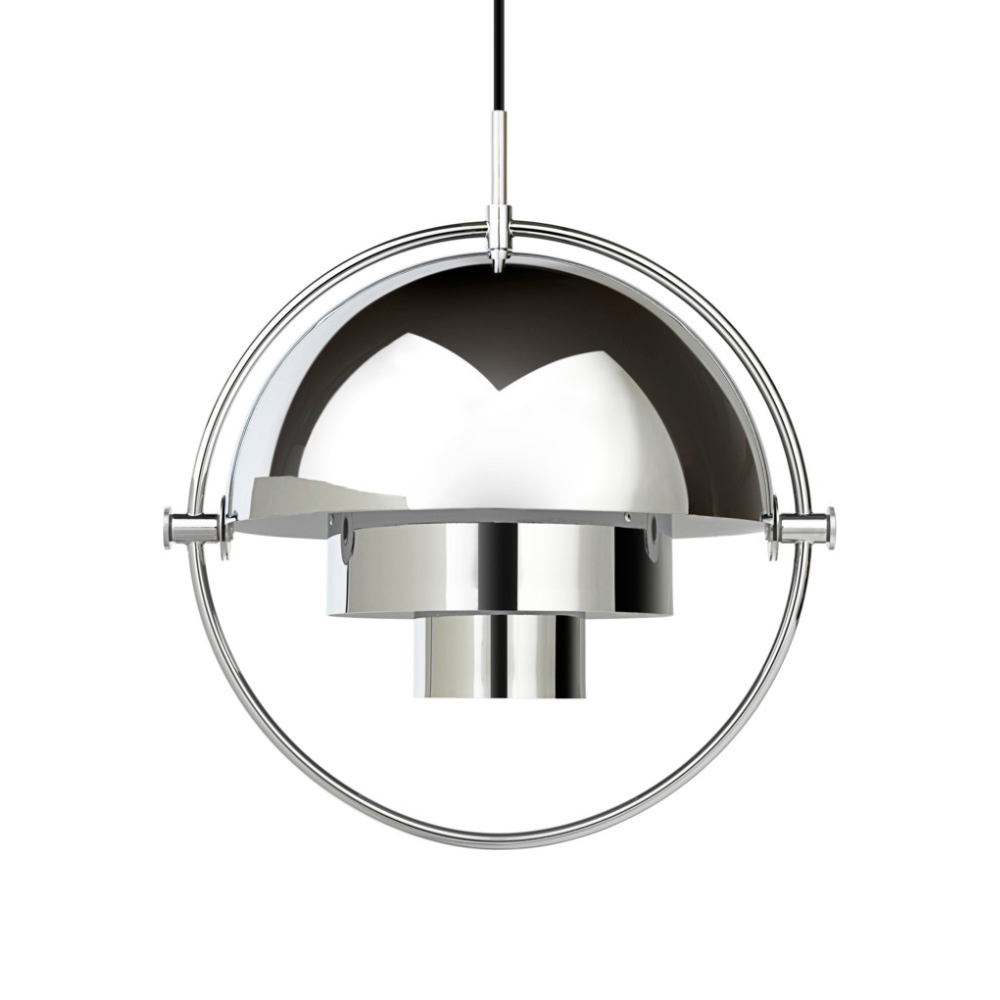 MULTI-LITE chrome pendant lamp