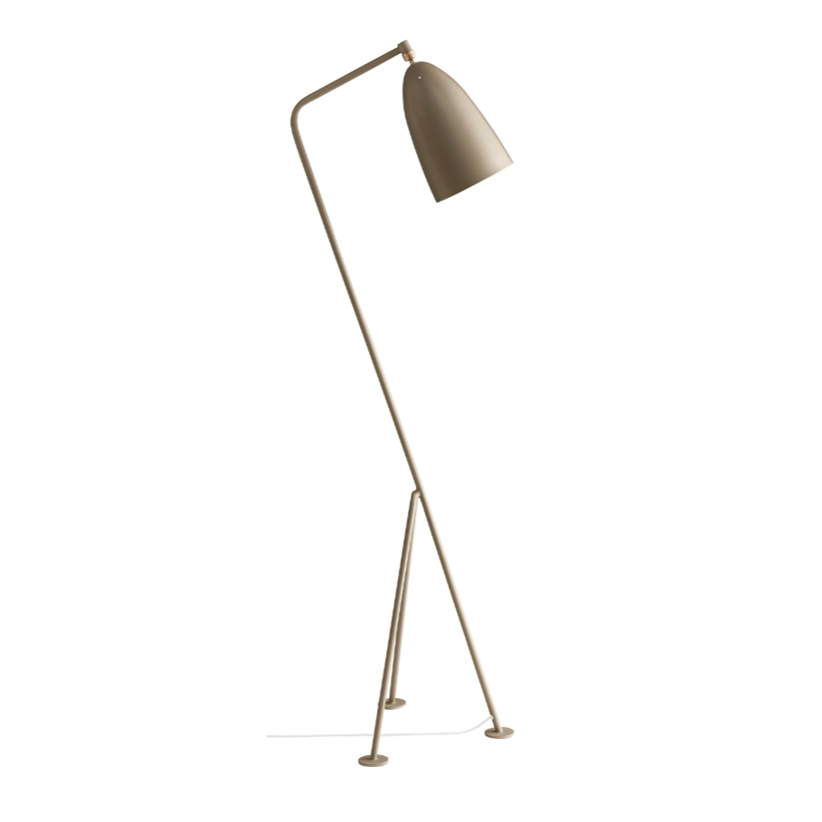 Vloerlamp voor lezen GRÄSHOPPA beige driepoot