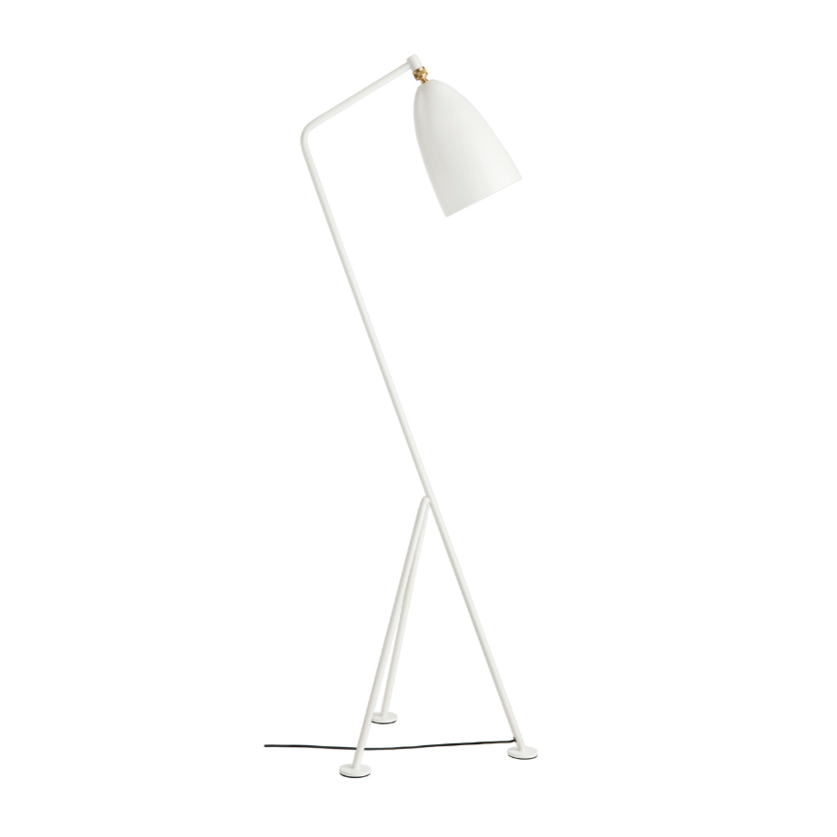 Witte driepoot leeslamp GRÄSHOPPA