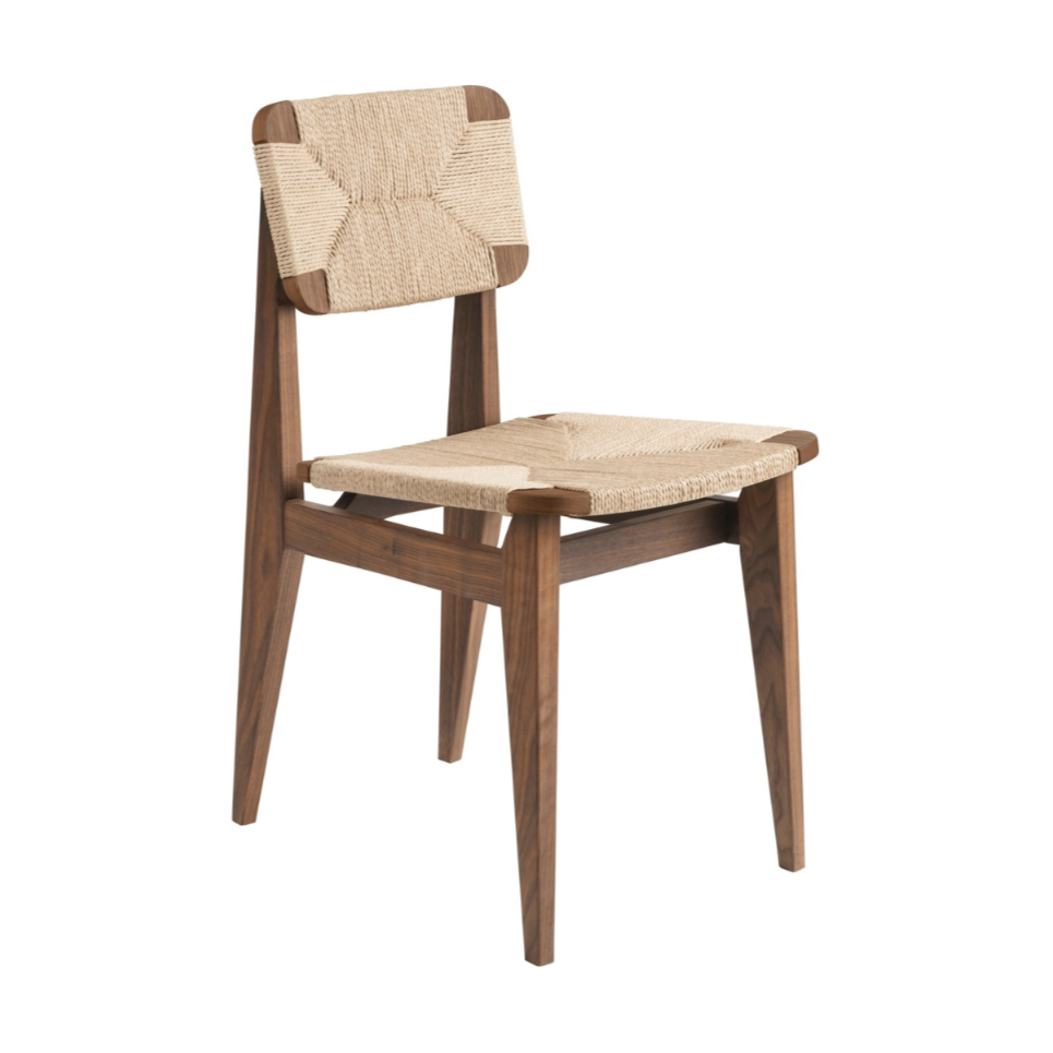 C-CHAIR walnut wood chair