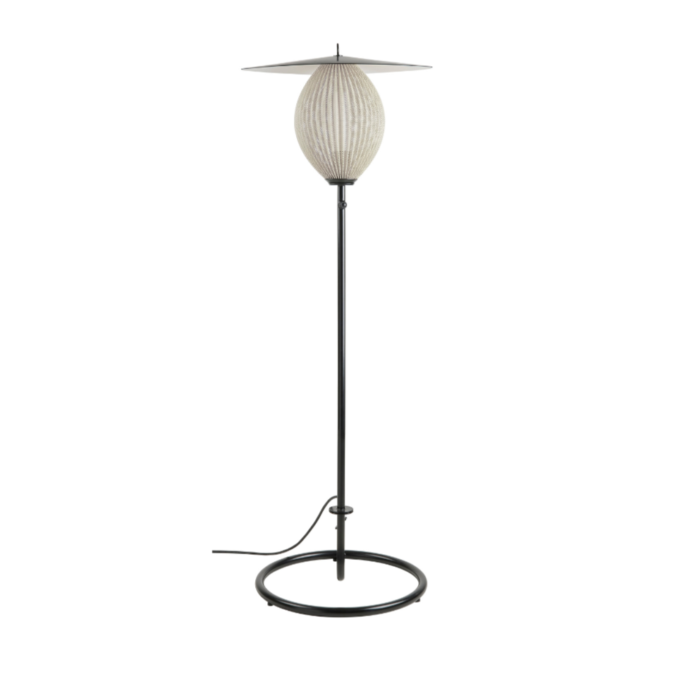 Outdoor floor lamp SATELLITE white