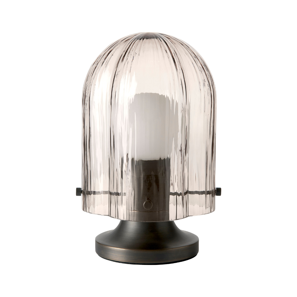 SEINE table lamp smoked glass