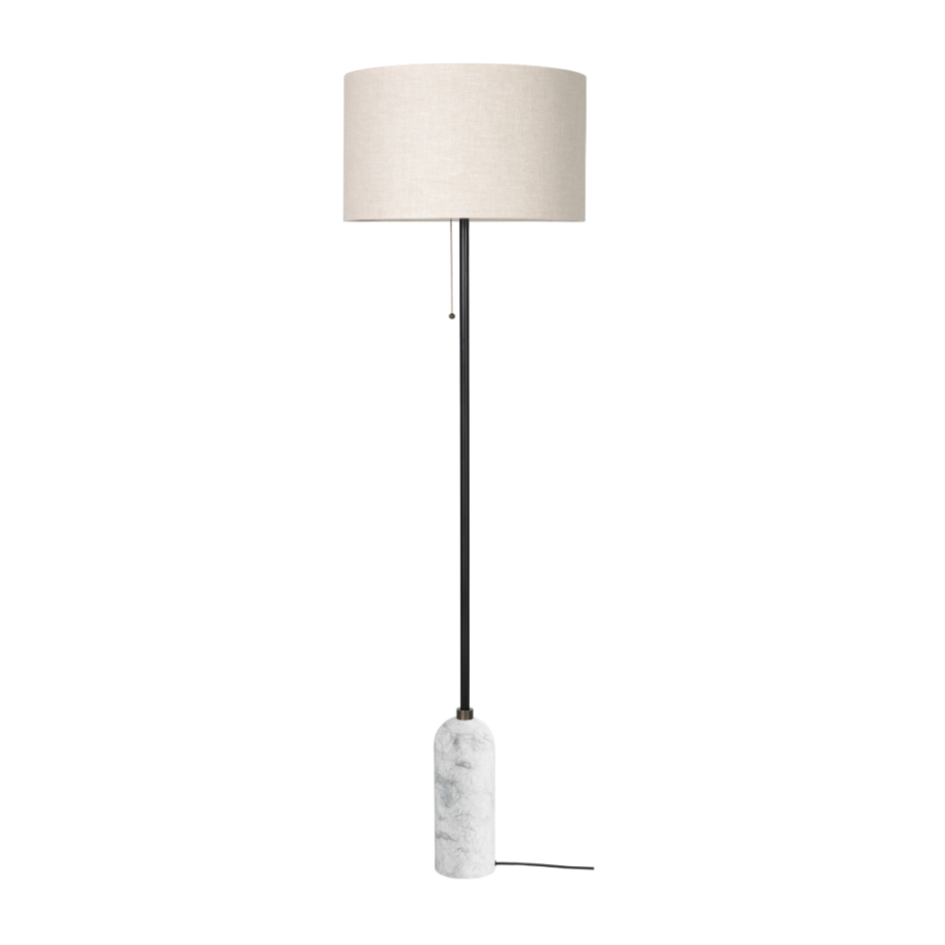 Vloerlamp GRAVITY wit marmer
