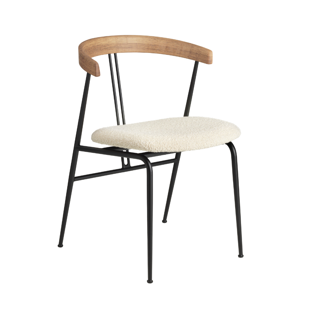 Polsterstuhl VIOLIN aus Eichenholz