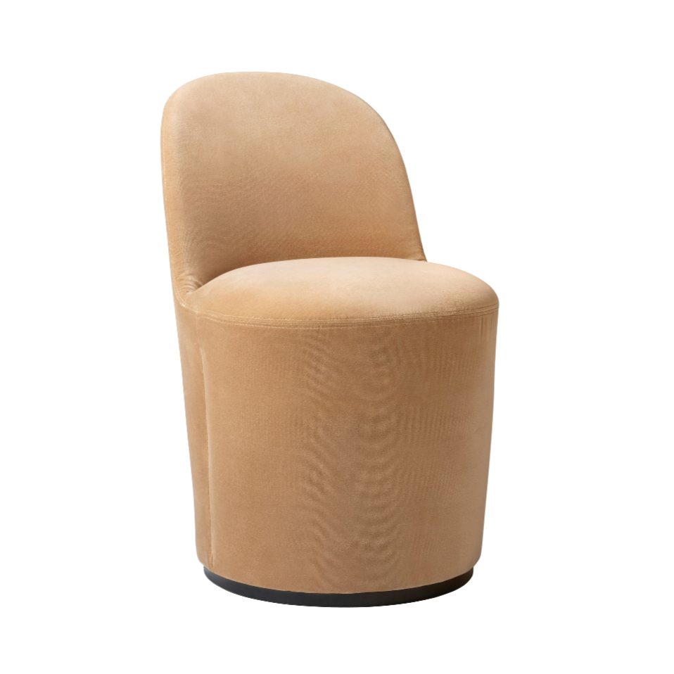 Sessel TAIL gepolstert mit schwarzem Gestell