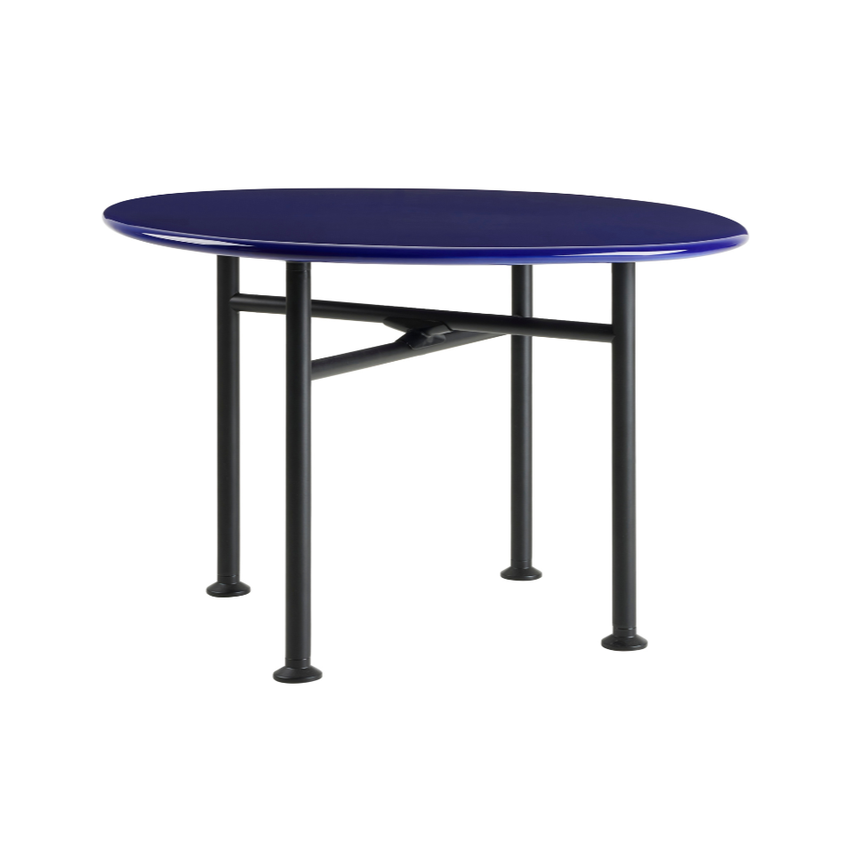 Kaffeetisch CARMEL blaue Keramik