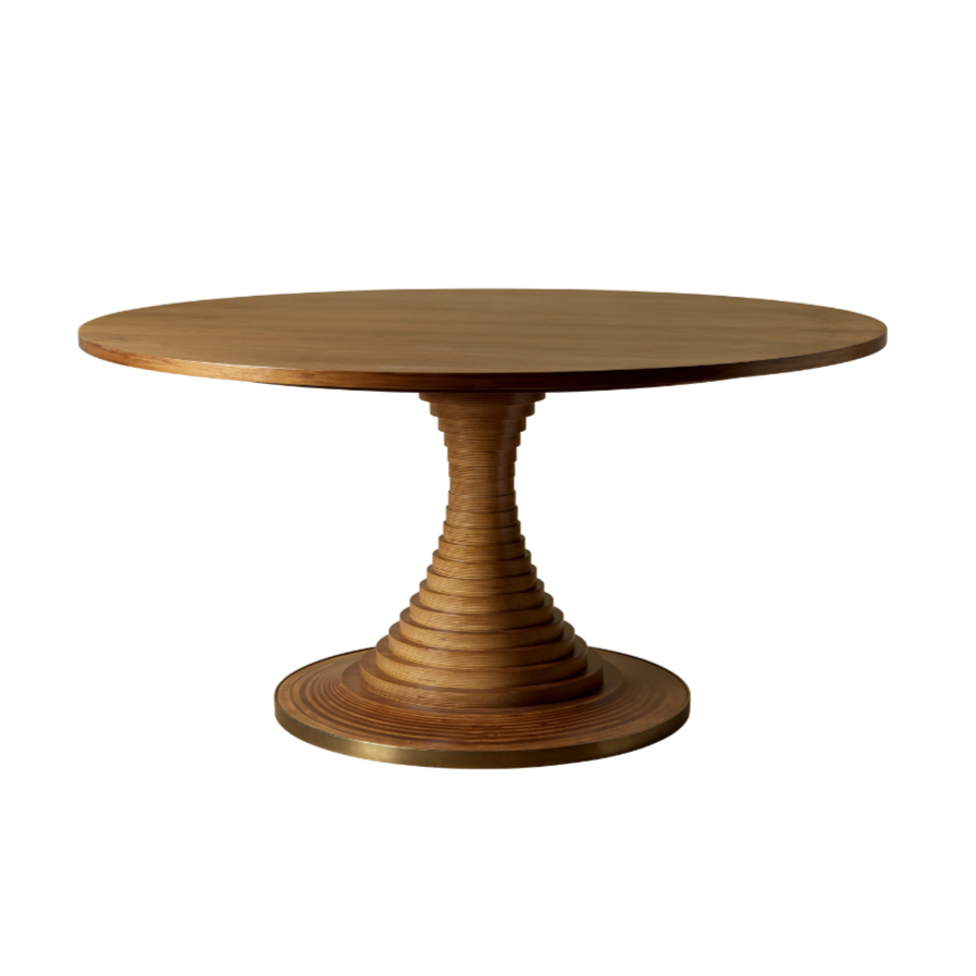Runder Tisch TAVOLO aus Nussbaumholz