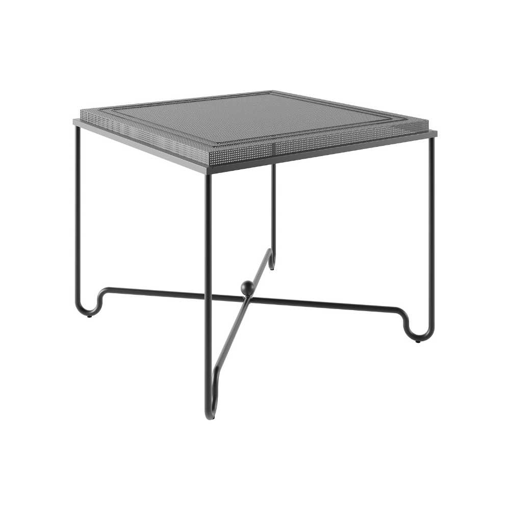 TROPIQUE tuintafel zwarte staal