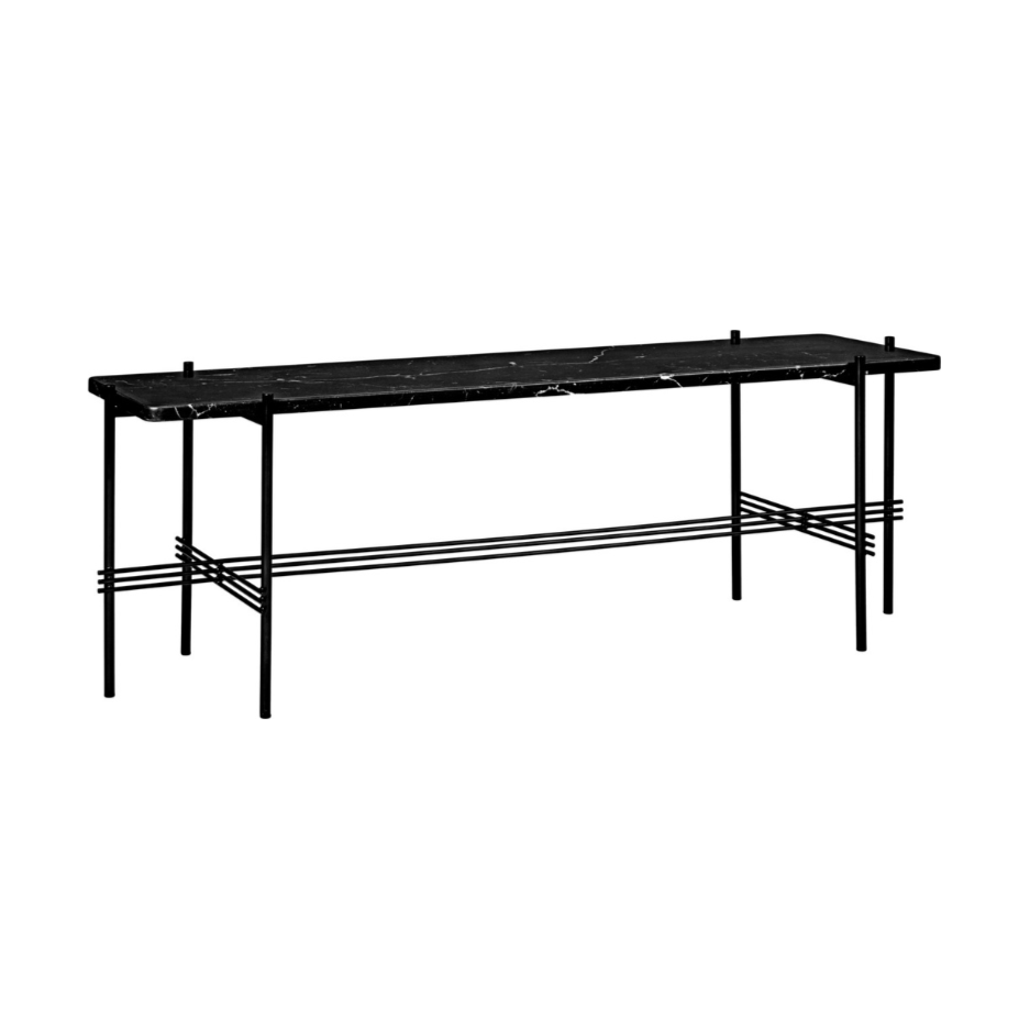 TS console black marble with black base
