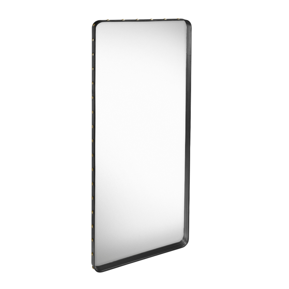 Lustro ADNET schwarze Leder