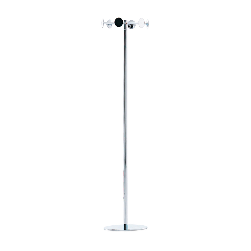 CHAPERON silver standing coat rack