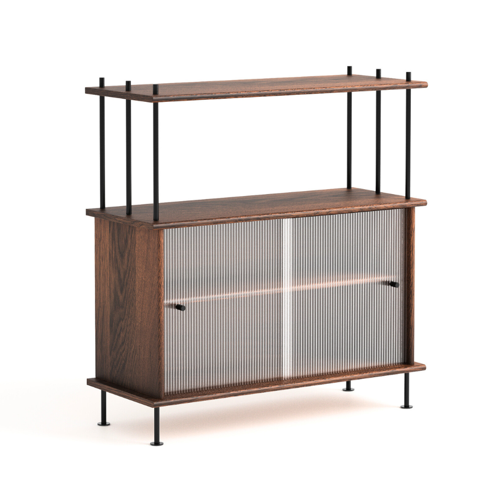 BAVA 100 kast donker eikenhout