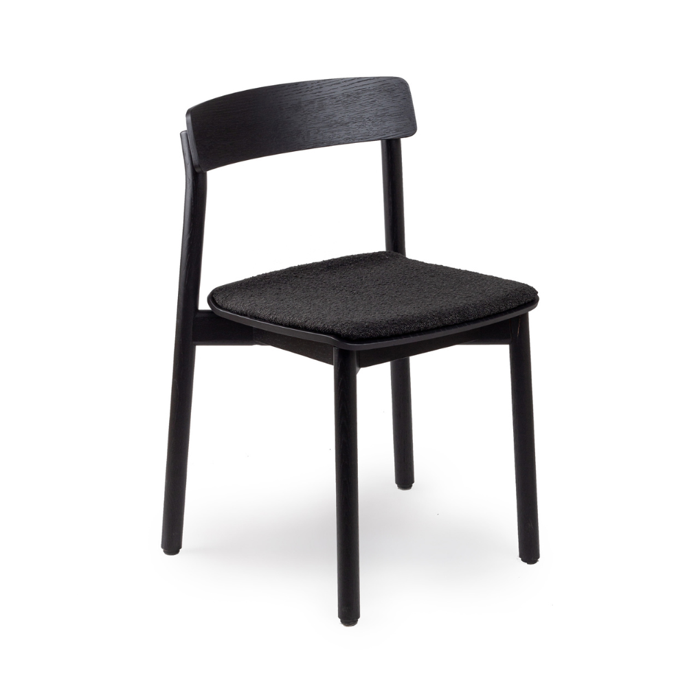 Stuhl ARCHE SOFT schwarzes Eichenholz