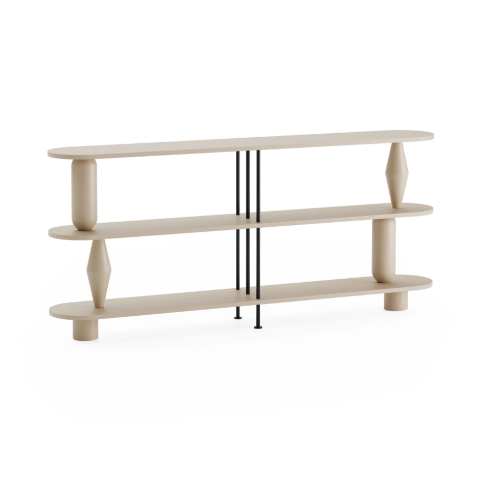 VAZOO DUO kast crème eikenhout