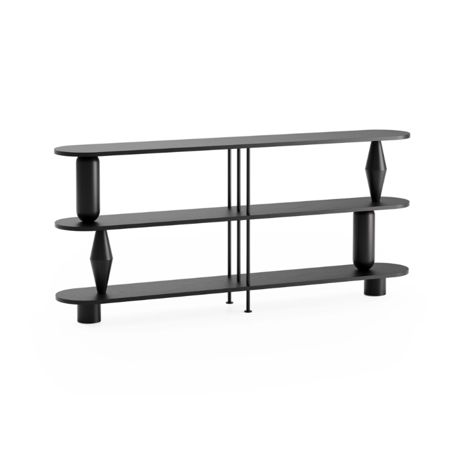 Regal VAZOO DUO schwarzes Eichenholz