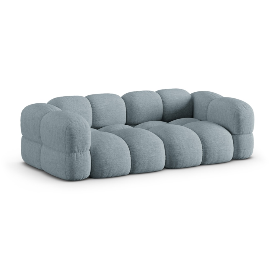 Sofa 4-persoons LORETTO pastelblauw