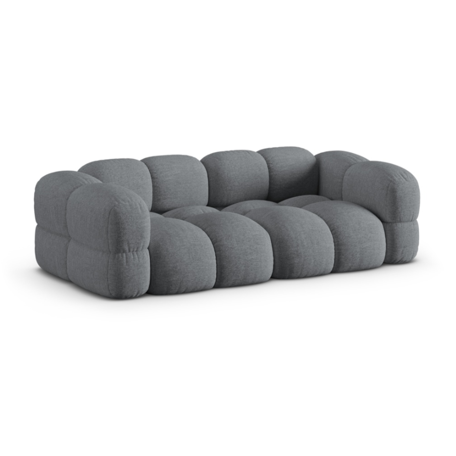 Sofa 4-persoons LORETTO grijsblauw