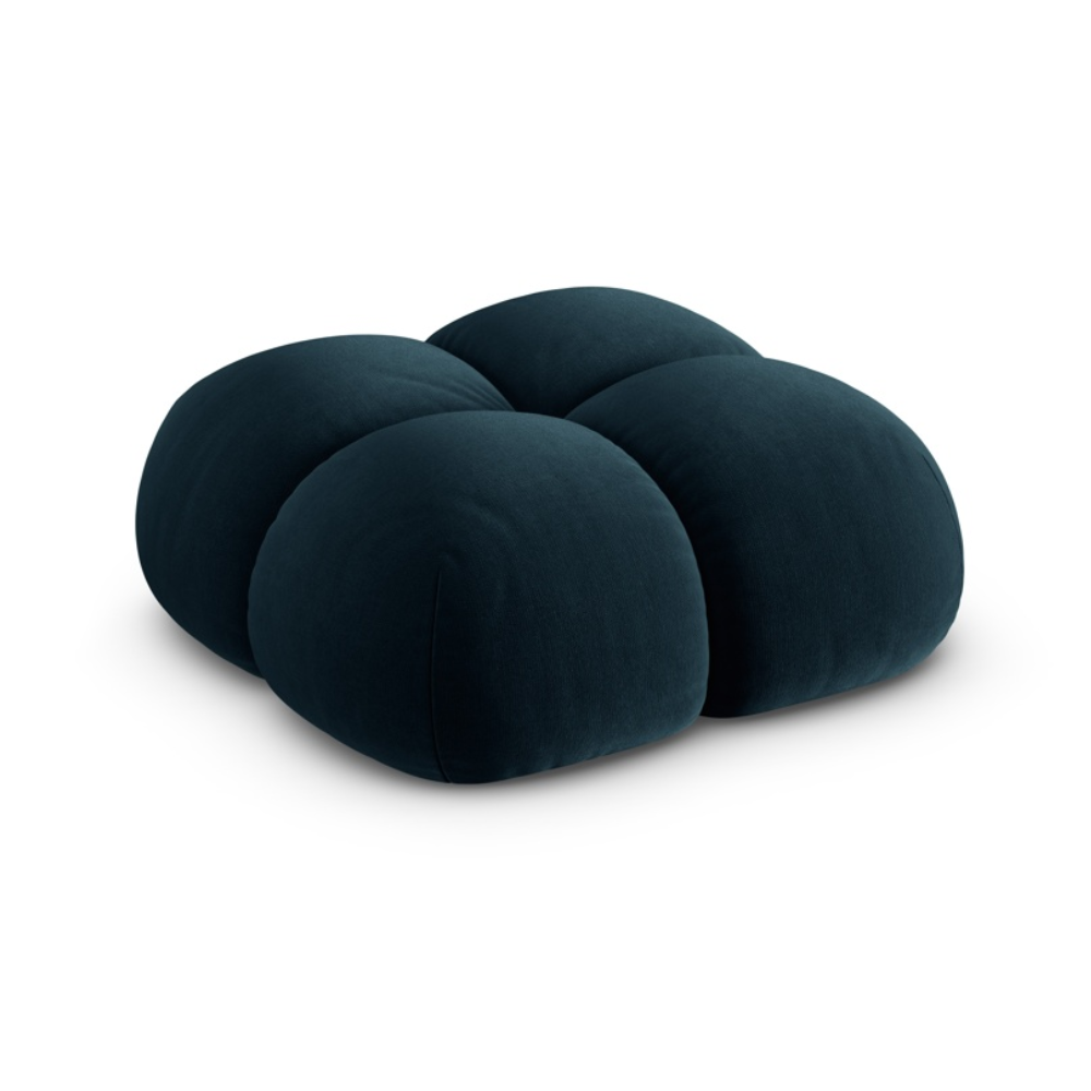 Samt Pouf LORETTO petrol