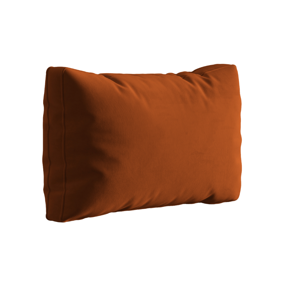 Velours kussen KEMI terracotta