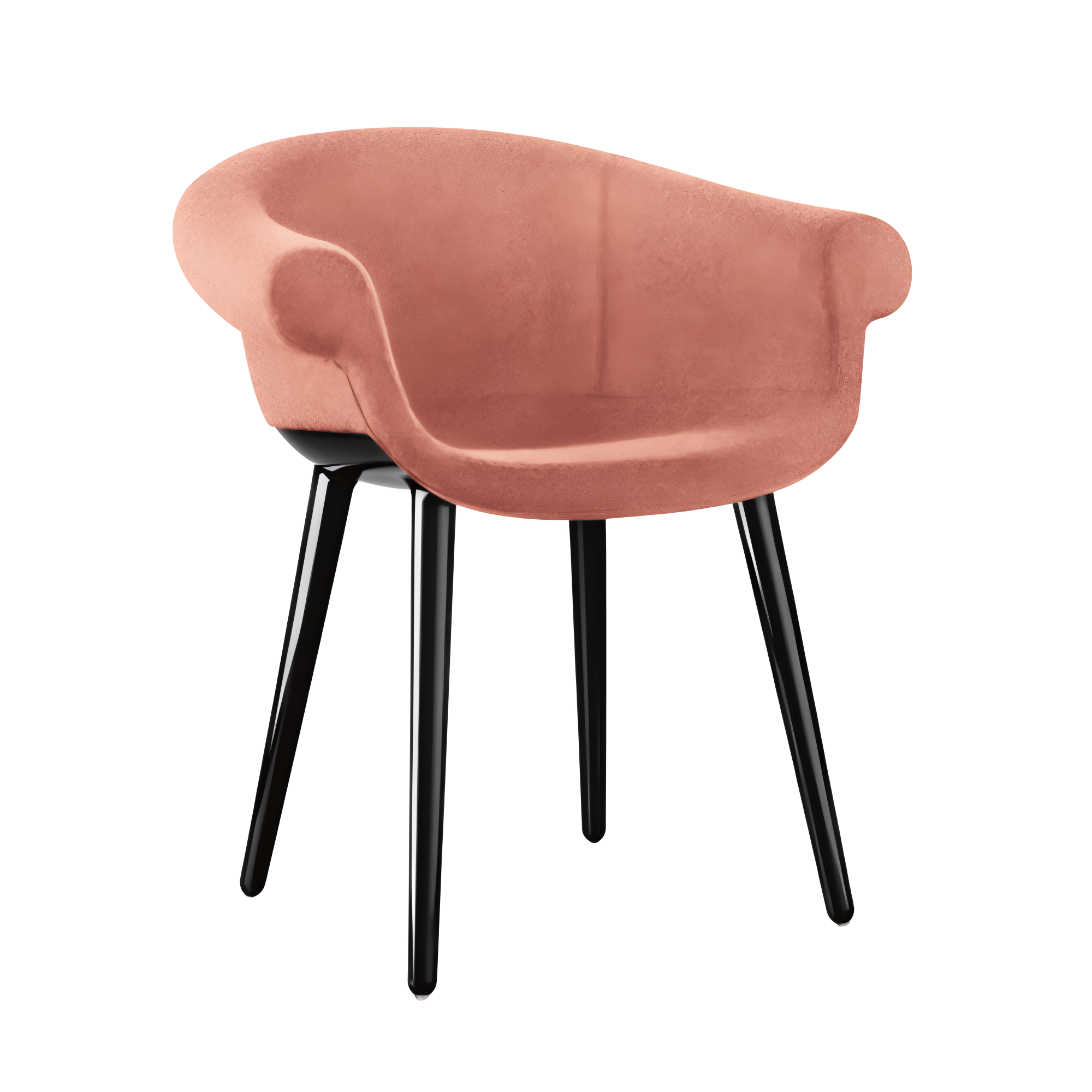 CYBORG LORD chair in pink with a black base