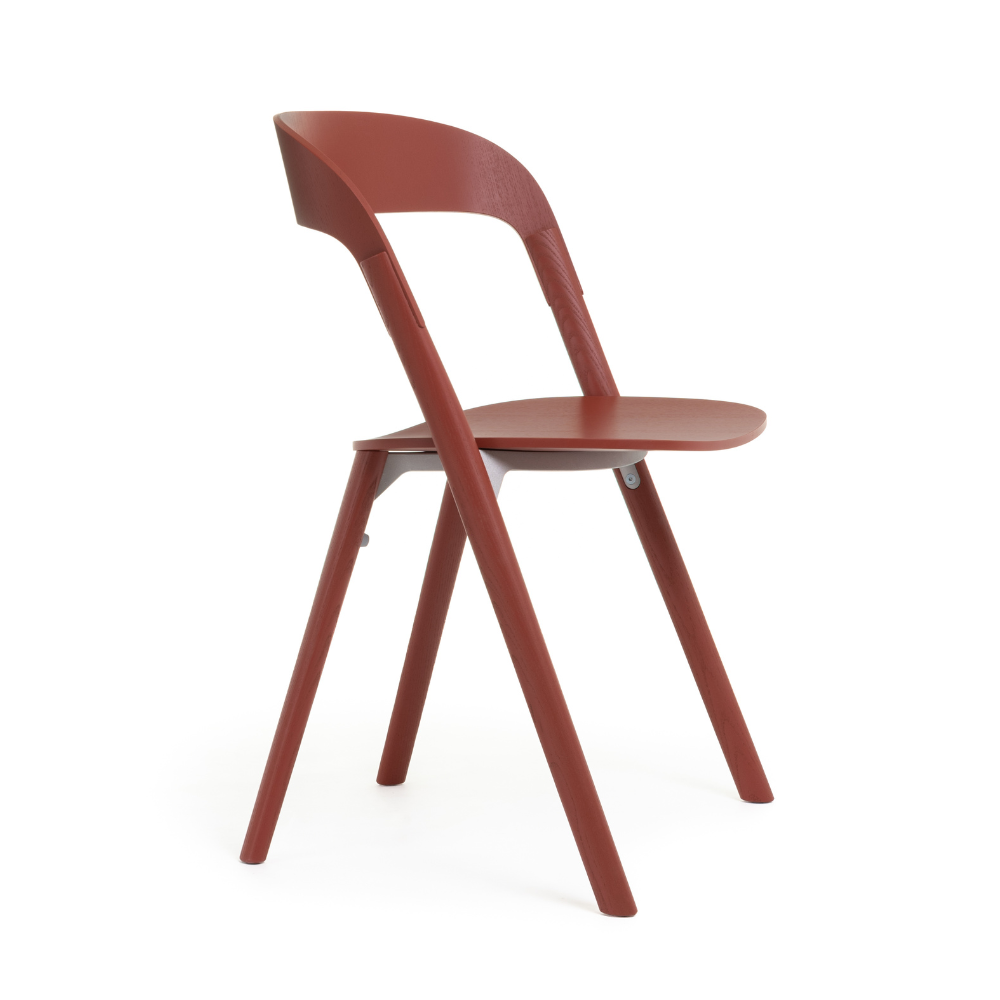 Stoel PILA rode esdoornhout