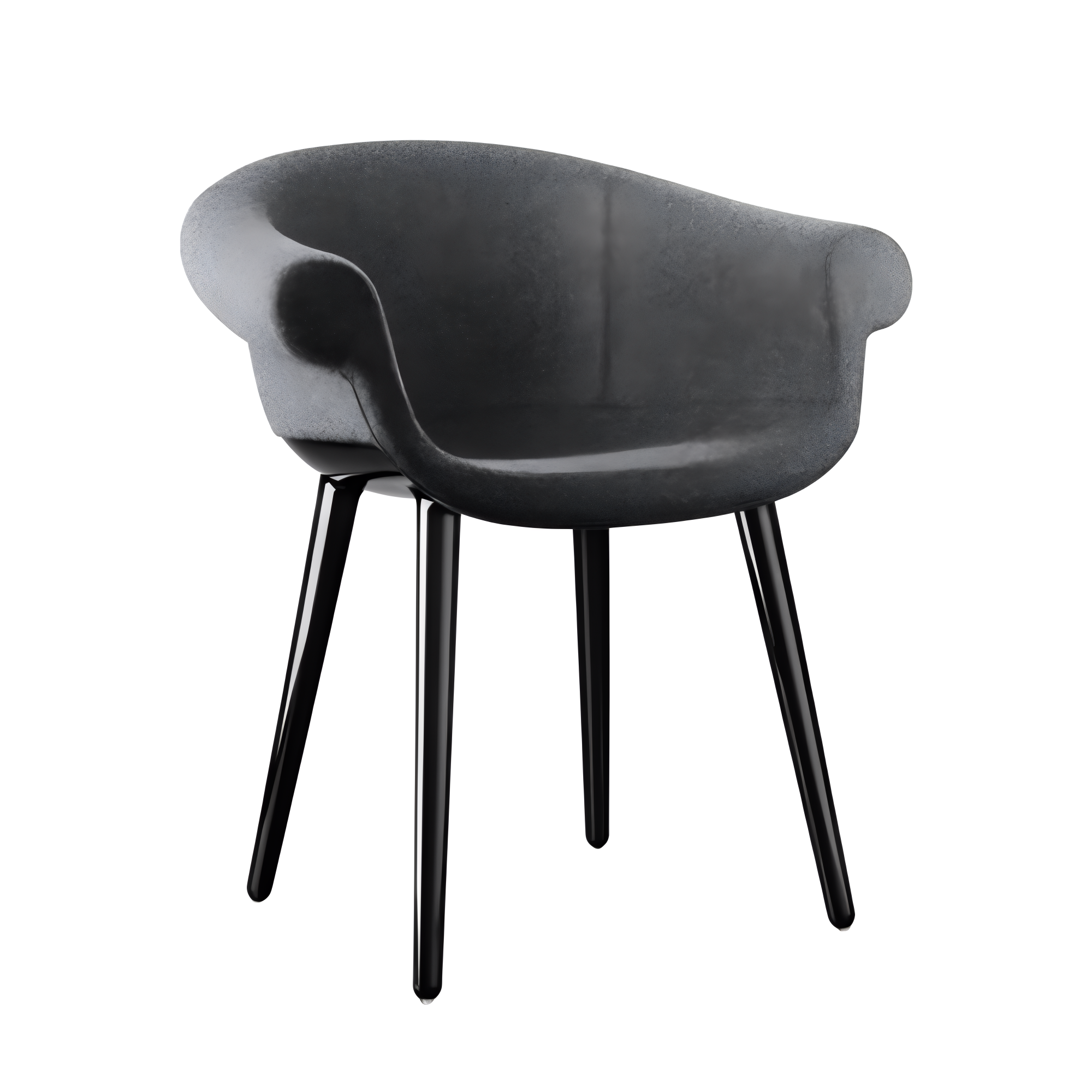 Stoel CYBORG LORD grijs met zwarte basis