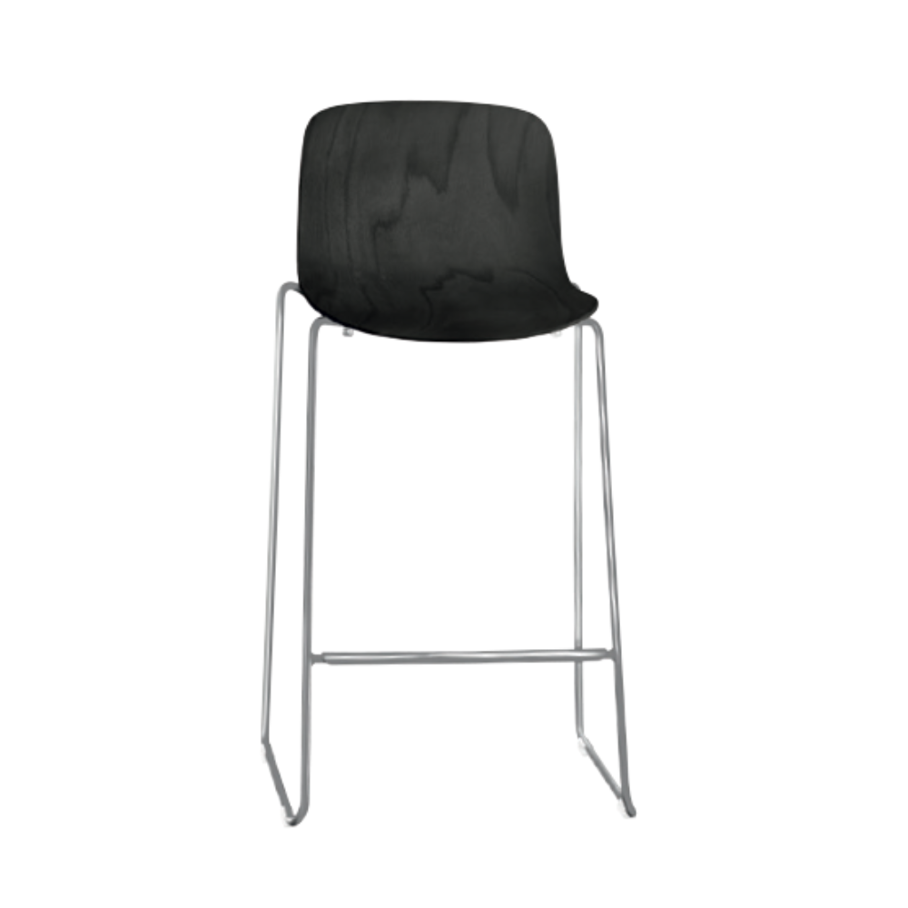 Hocker TROY zwart beukenhout