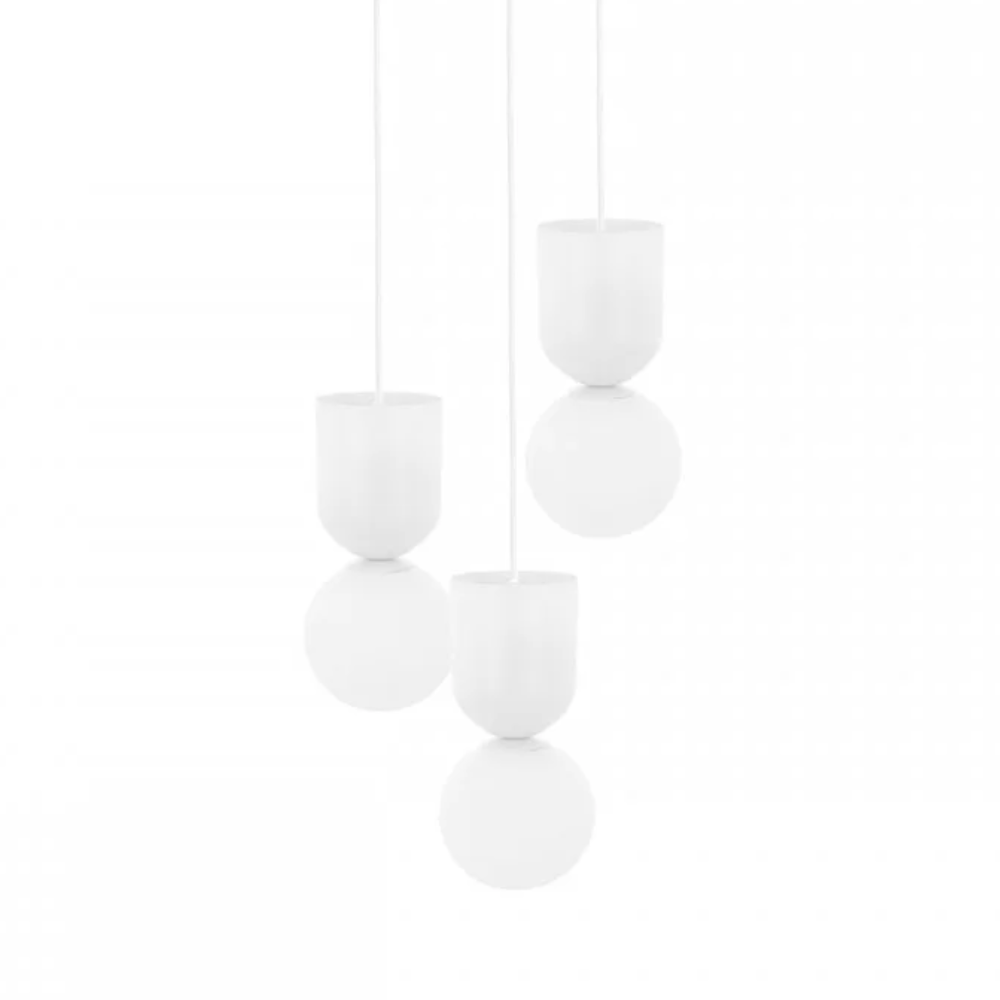 LUOTI 3P white pendant lamp