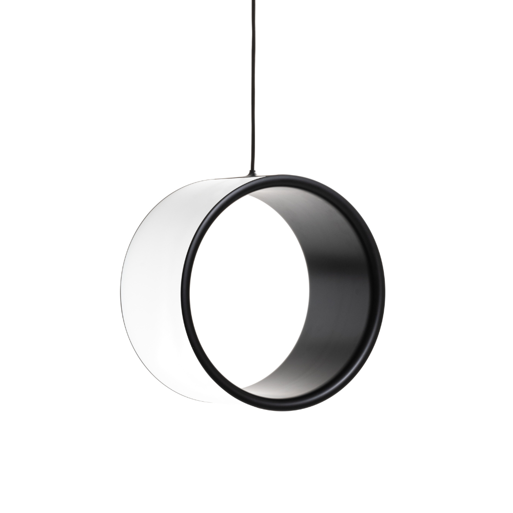 LOST pendant lamp black with white