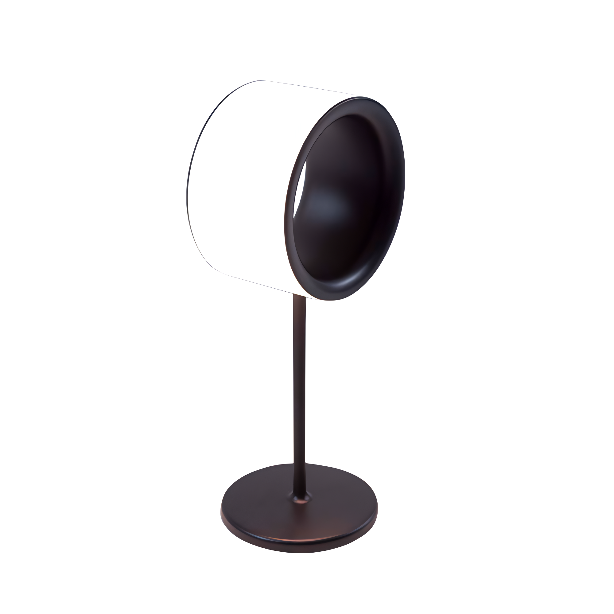 Tafellamp LOST zwart met wit