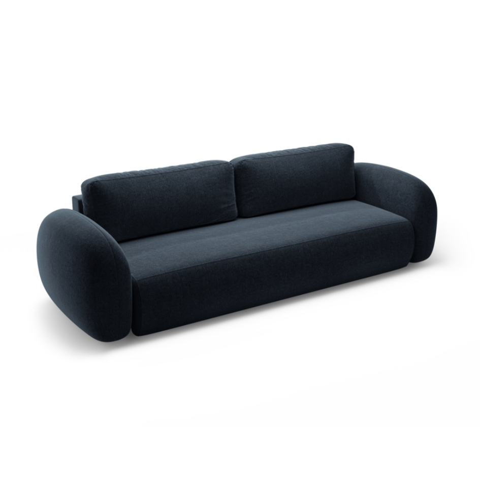Schlafsofa 3-sitzig TONALE in Marineblau
