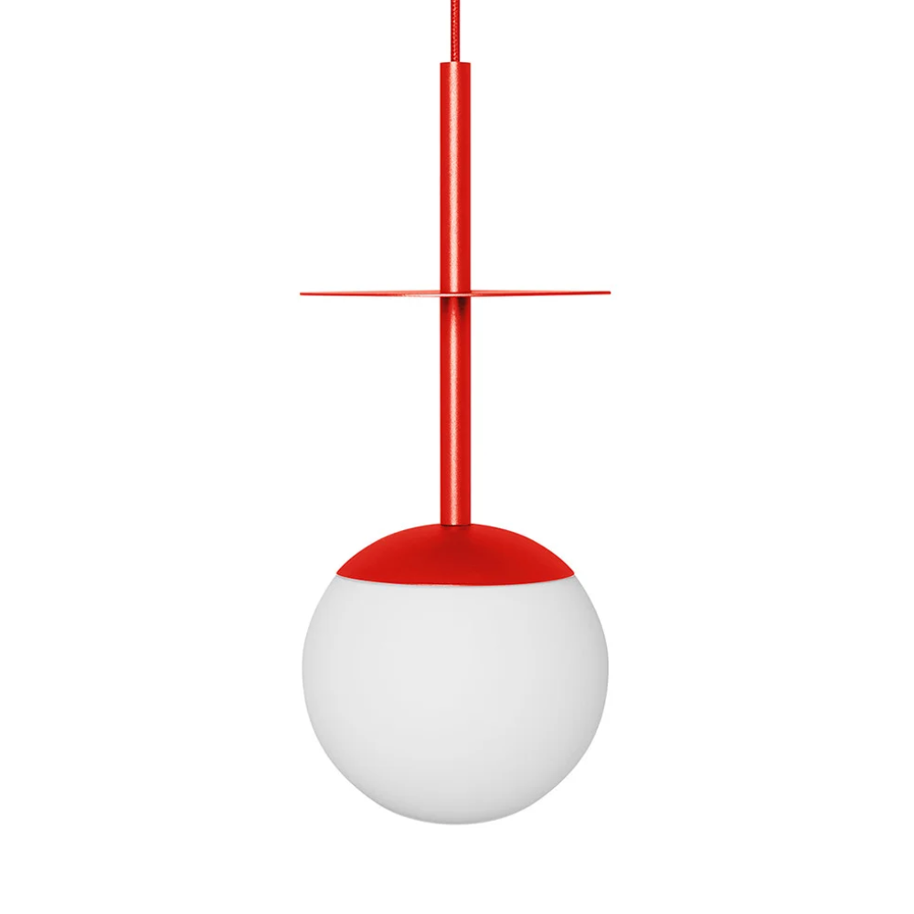 Hanglamp PLAAT rood-oranje